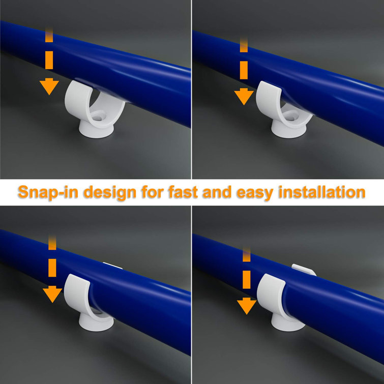 Pex support deals clamps